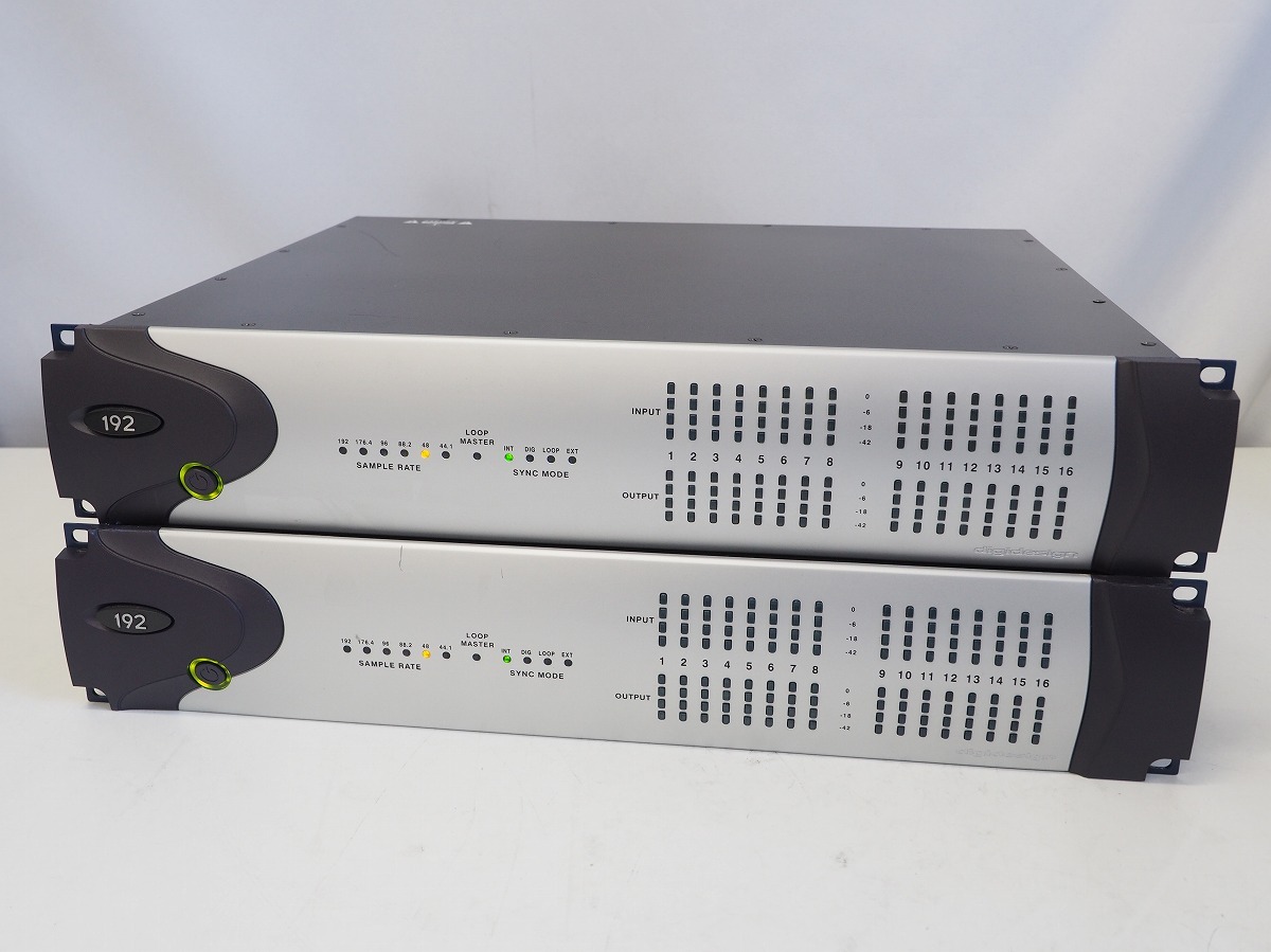 Avid digidesign 192 I/O 2台セット Protools HD 動作確認済み 8x8x8 *423165 166