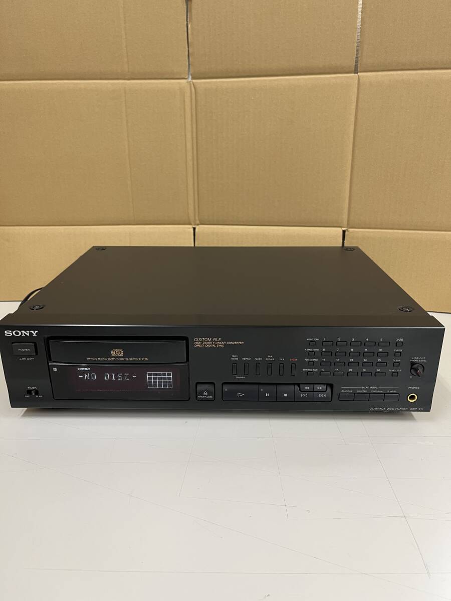 SONY ソニー CDプレーヤー CDP-911 CDデッキ 通電確認済 627