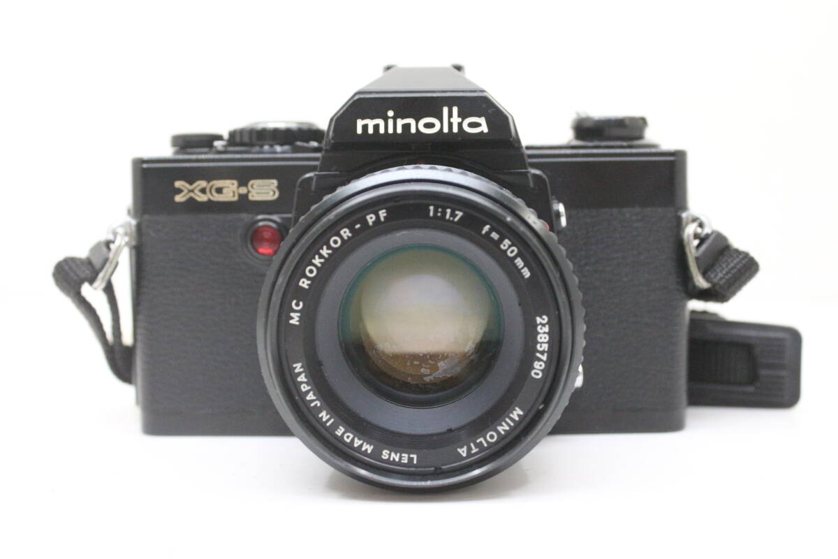 ★良品★MINOLTA ミノルタ XG-S + MC ROKKOR-PF50mm F1.7 レンズセット　動作品！ OK8098