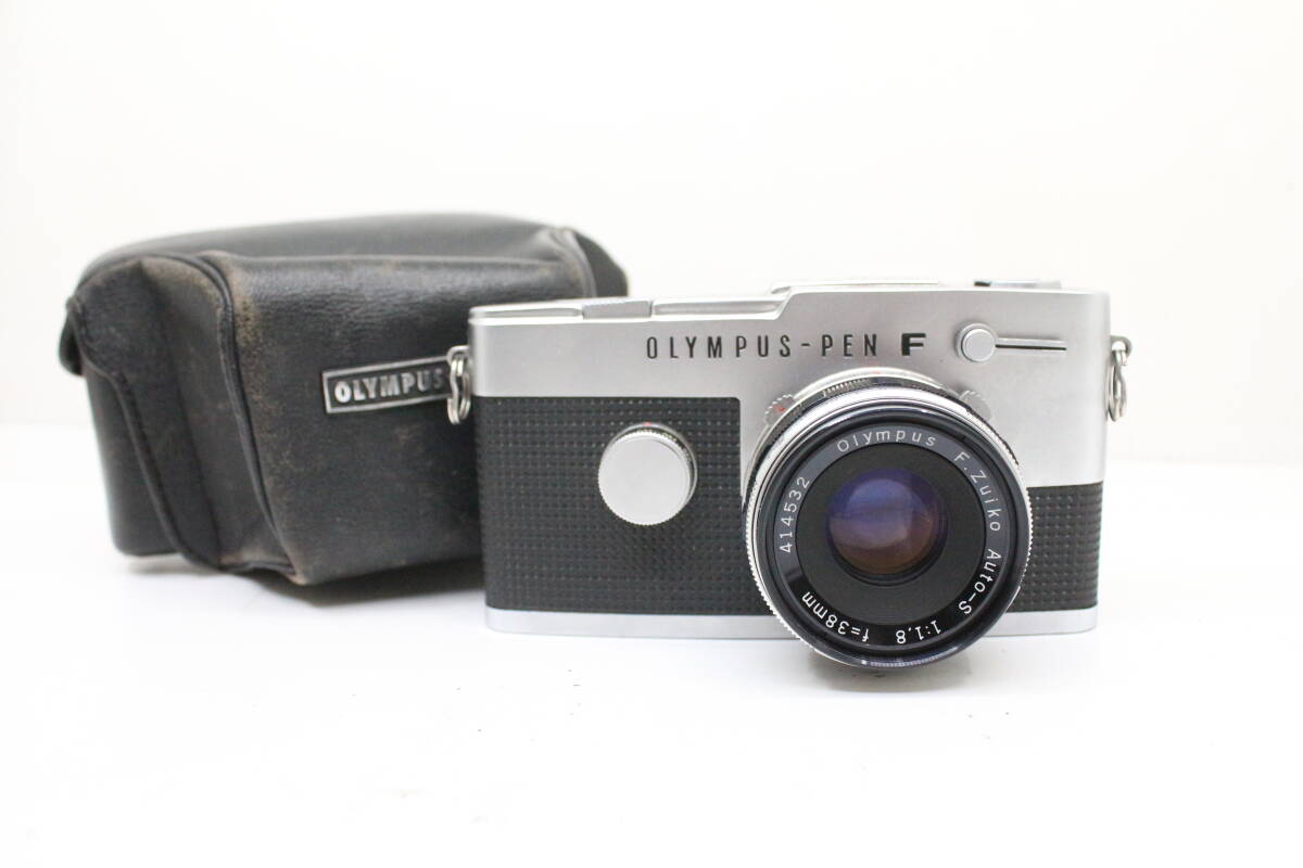 ★良品★OLYMPUS オリンパス PEN F＋F.ZUIKO AUTO-S 38mm F1.8 人気レンジファインダー！ OK8151