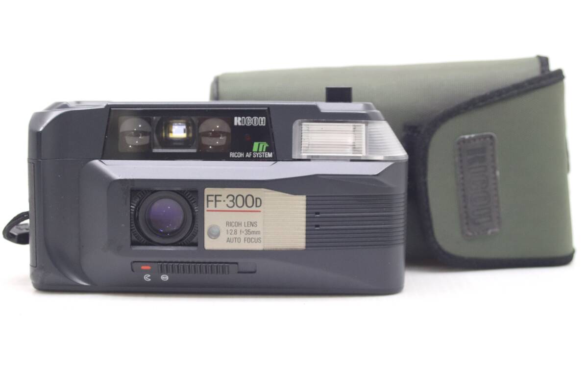 ★美品★RICOH リコー FF-300D AF SYSTEM 35mm F2.8 コンパクトフィルムカメラ！ 完動美品！ OK 8035