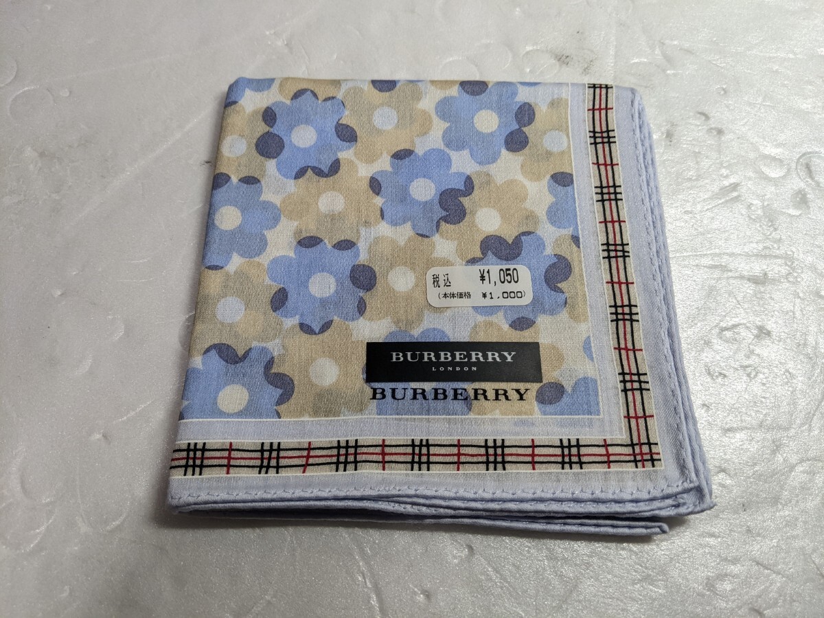 新品未使用 BURBERRY バーバリー ハンカチ