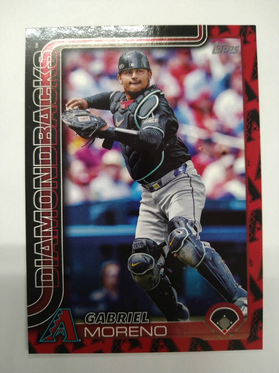 値下げ TOPPS 2025 SERIES 1 No.235 GABRIEL MORENO TEAM LOGO BORDER VARIATION 特価即決 ガブリエル モレノ チームロゴボーダー