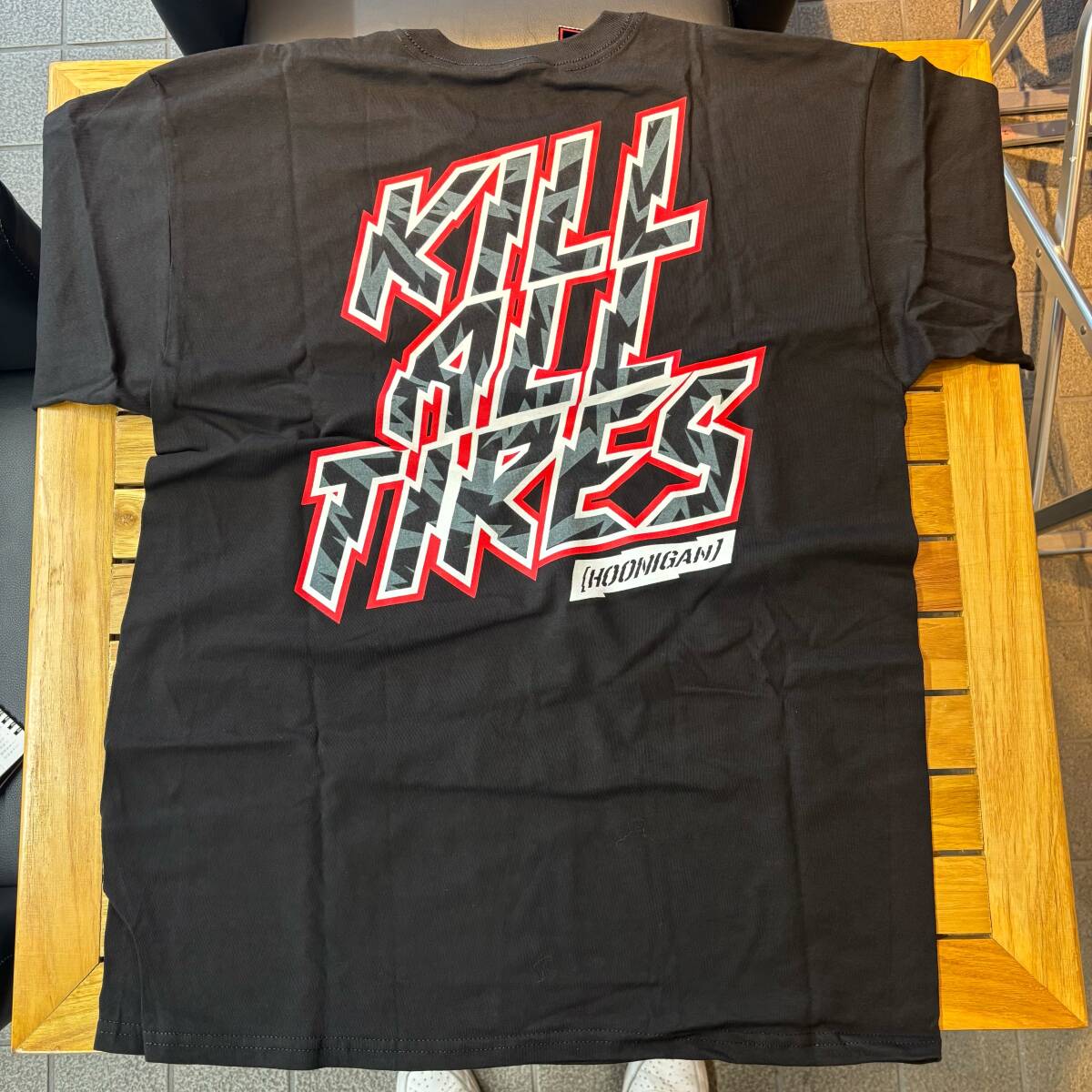 【送料無料】 フー二ガン ケンブロック MONSTER ENERGY モンスターエナジー Tシャツ HOONIGAN T-SHIRT KILL ALL TIRES GT BLACK (S)