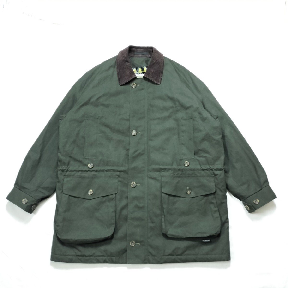 MINT SPECIAL BARBOUR VENTILE ENDURANCE c46 オリーブ　paddedバブアー　ベンタイル　エンデュランス　90s ビンテージ　