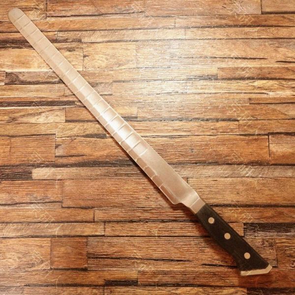 グレステン サーモンスライサー 研ぎ済 左利き用 カステラ包丁 Gタイプ 直刃 345mm