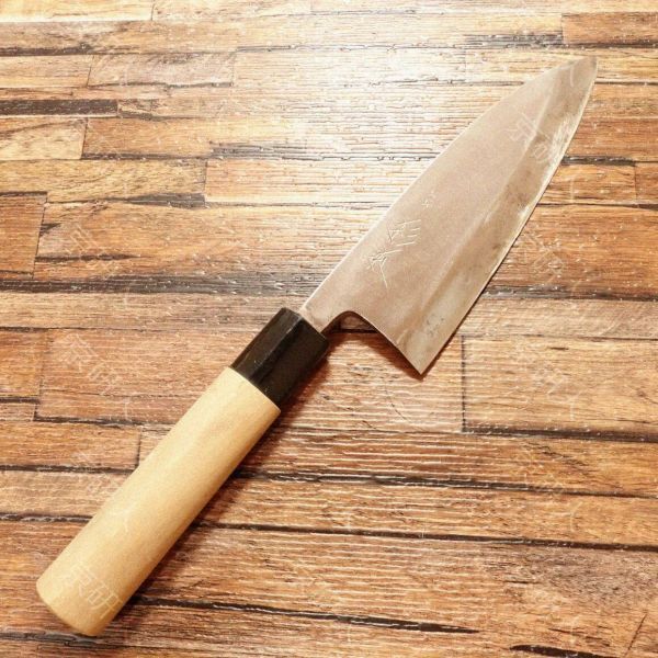 杉本 出刃包丁 研ぎ済 東京杉本 ハガネ 155mm