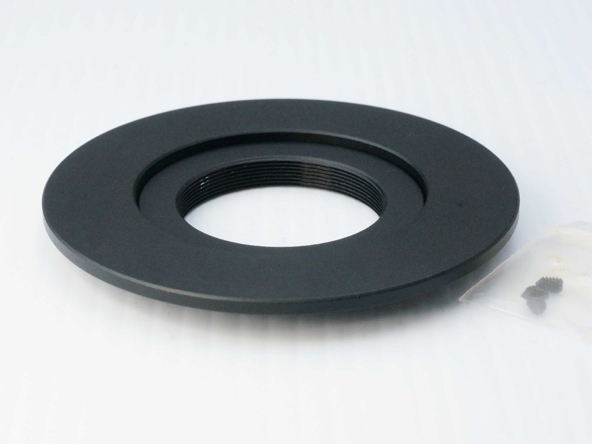 化粧板（厚さ2mm） フランジバック調整タイプ M25 / P0.5 - M42 / P1.0 アダプター レンズシャッターなど　5046