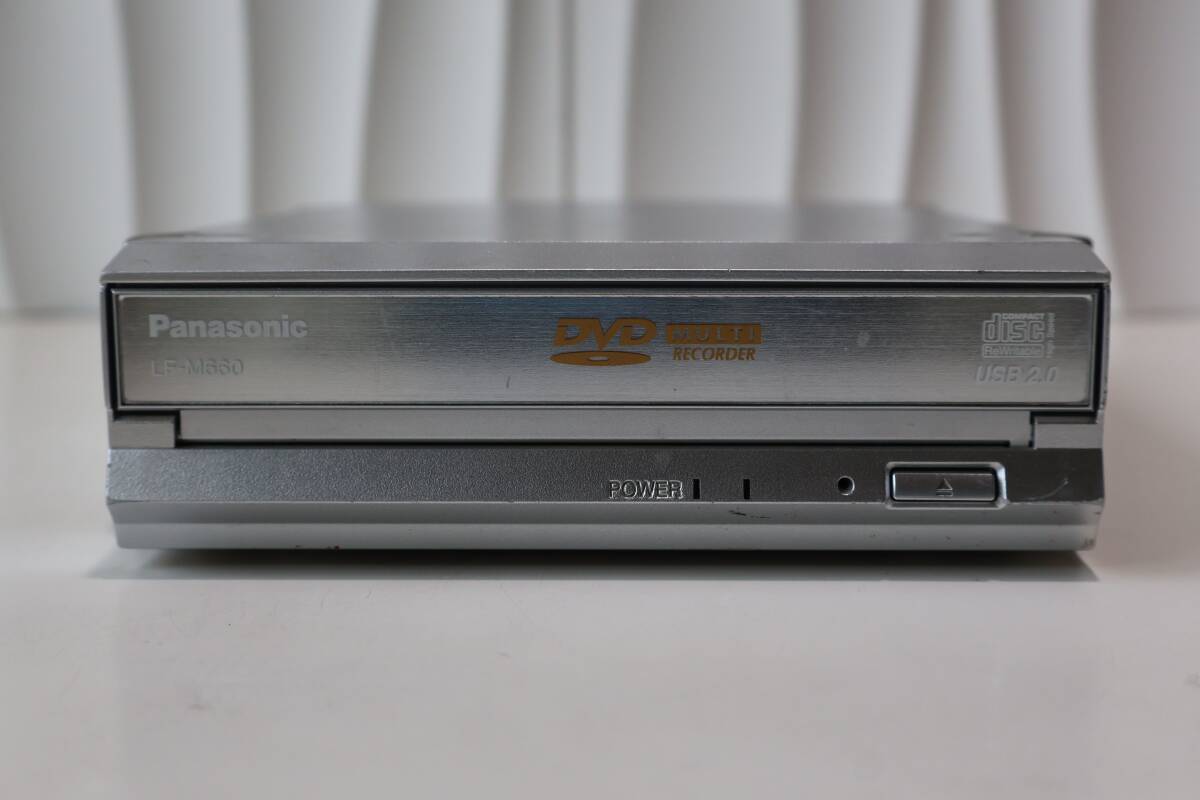 (21) 動作品 Panasonic LF-M660 外付けDVD-RAMDVD MULTIドライブパナソニック (G6571) P