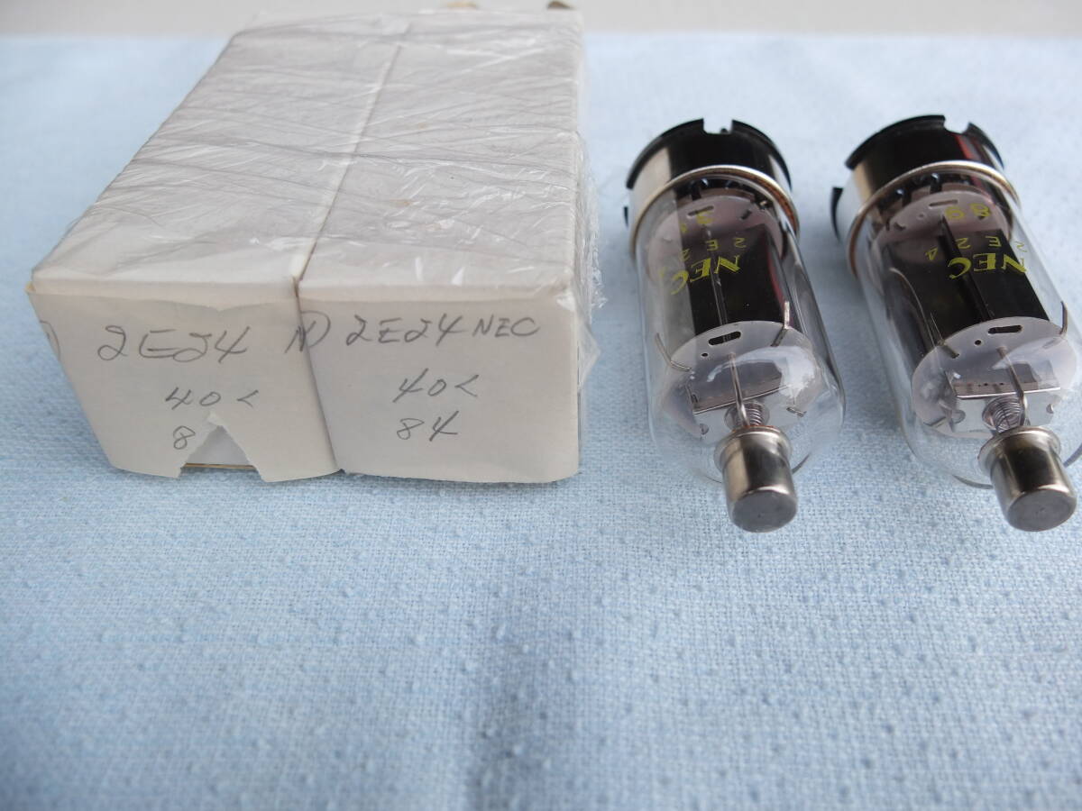 真空管　２E24　NEC製　2本　箱入