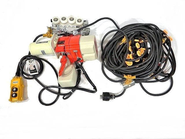 【美品】KITO キトー セレクト ED10ST 100V 揚程約3m ホイスト 小型電気チェーンブロック (511)