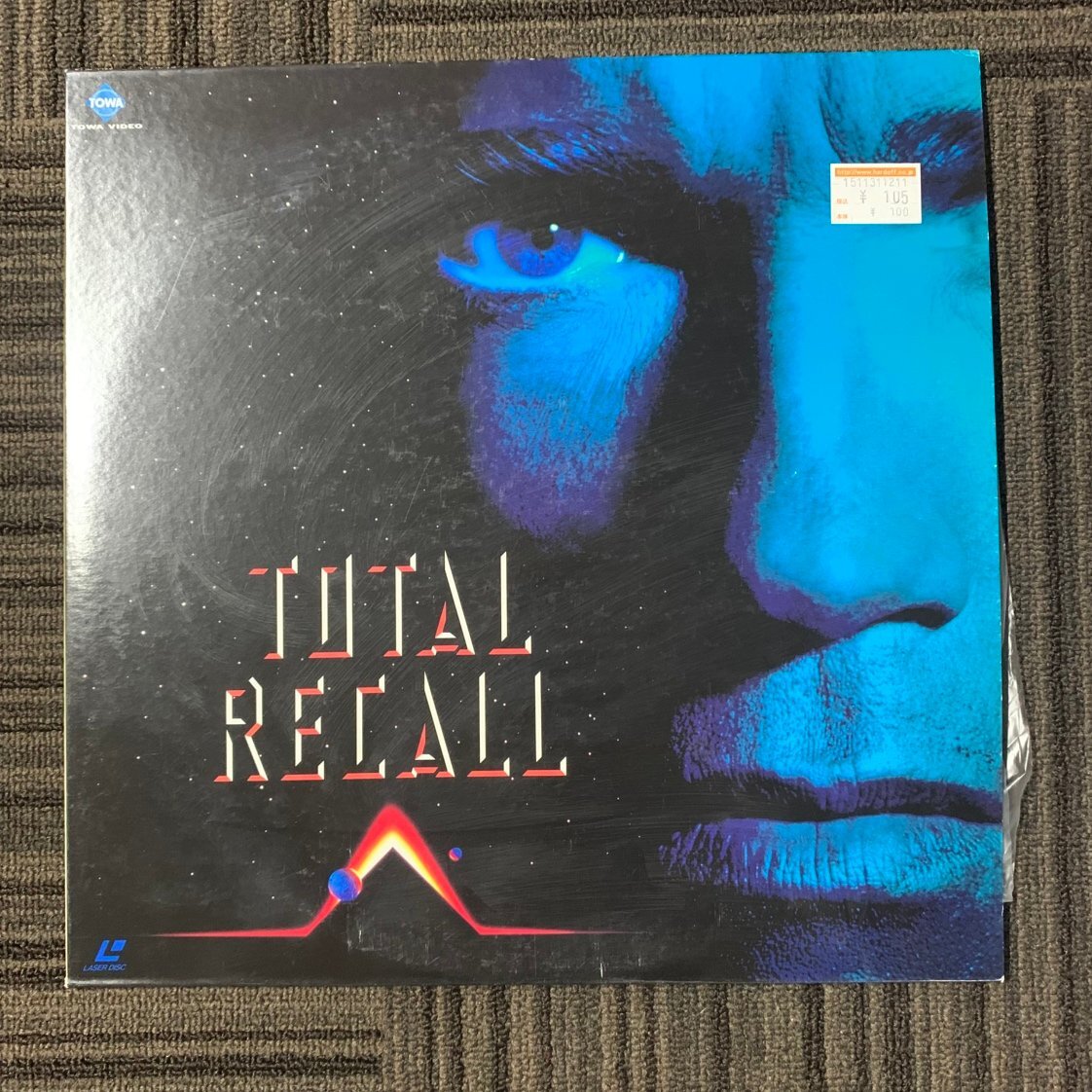 【80】SCHWARZENEGGER TOTAL RECALL レーザーディスク LD ヴィンテージ品 価値の分かる方必見