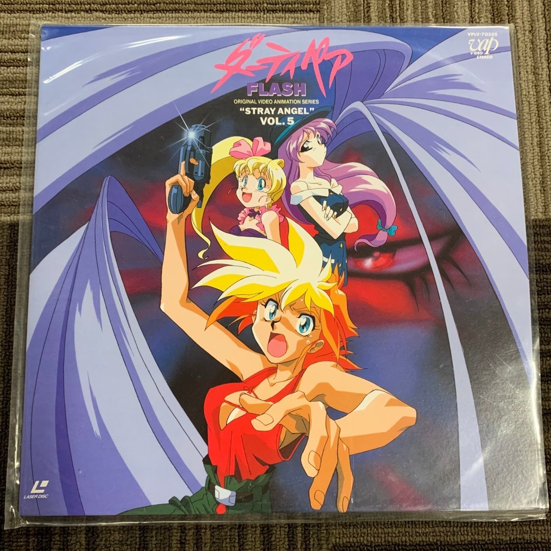 【80】ダーティペア FLASH STRAY ANGEL Vol.5 VPLV-70350 LD レーザーディスク ヴィンテージ 人気 価値の分かる方必見
