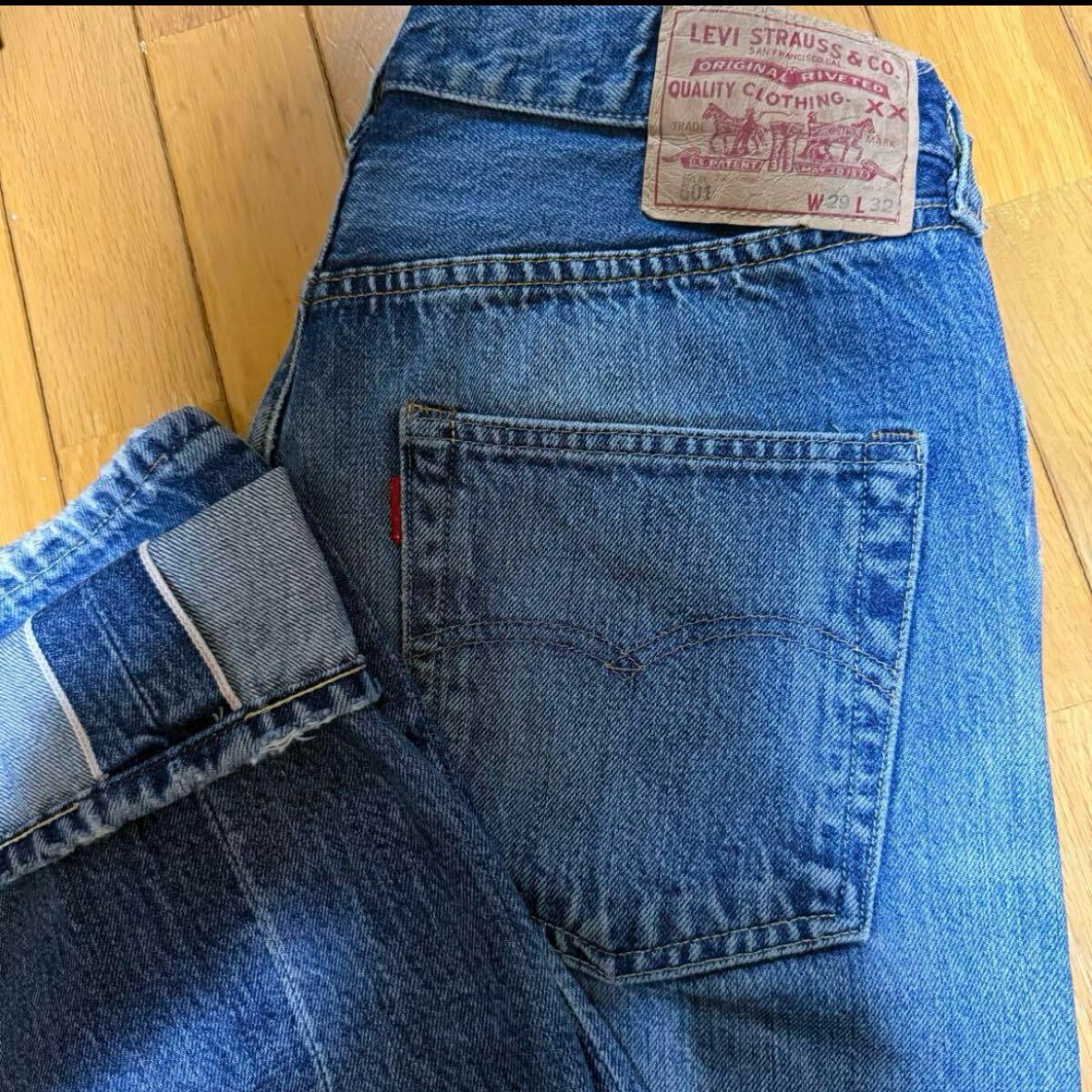 ●LEVI’S LVC 501XX 1966モデル太耳 ビッグE ボタンフライトルコ製 29×32【管:MM2】