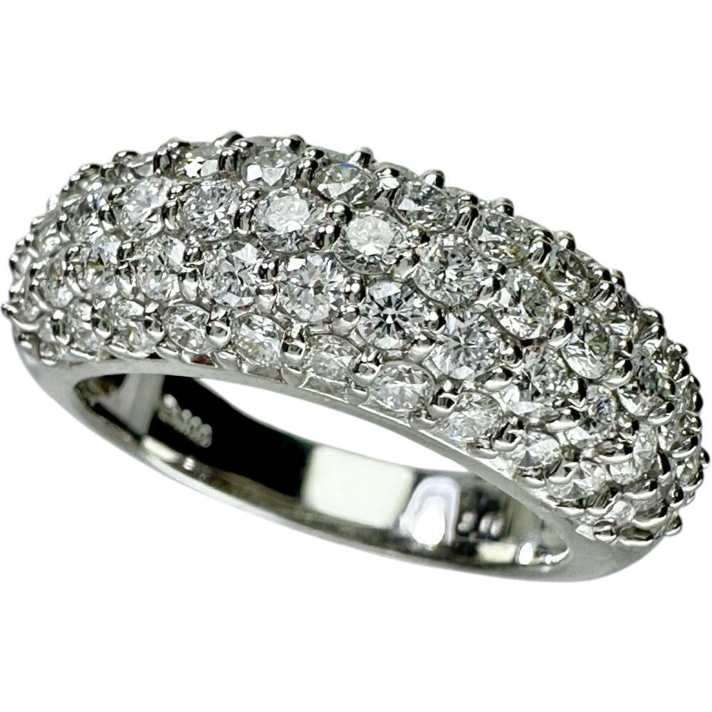 15号 ダイヤモンド（ハート＆キューピッド） 2.00ct リング・指輪 Pt900プラチナ 12.6g レディース拍卖