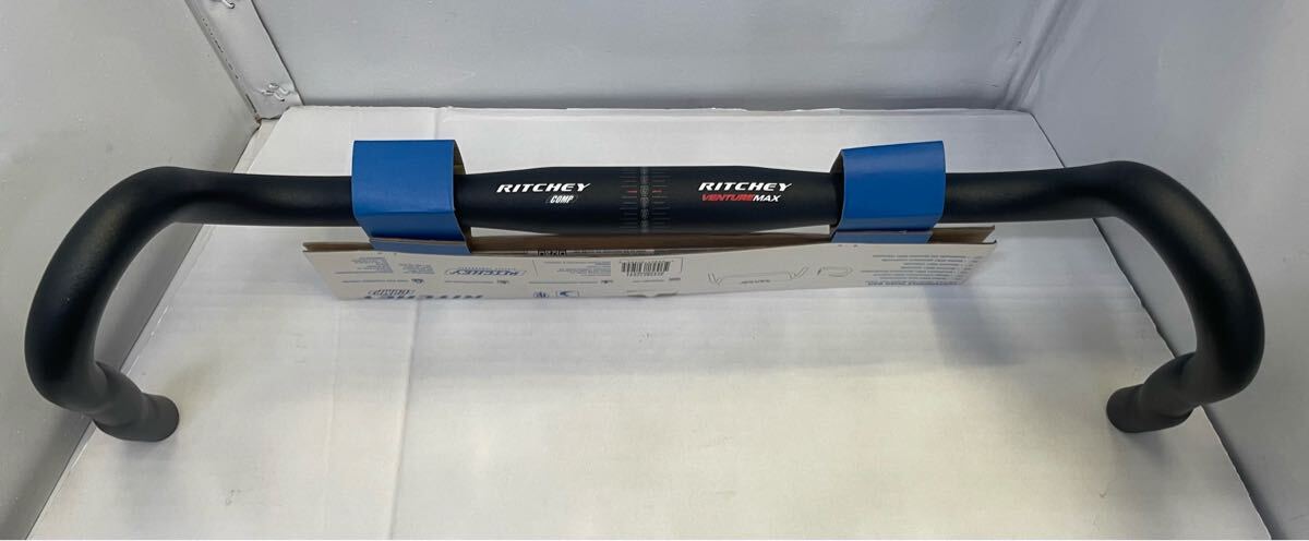 新品未使用 RITCHEY VENTUREMAX Comp Gravel Road Bar Butted 6061Alloy 31.8mmStem 40cmWidth 76mmReach 102mmDrop 24°Flare 6°Sweep 