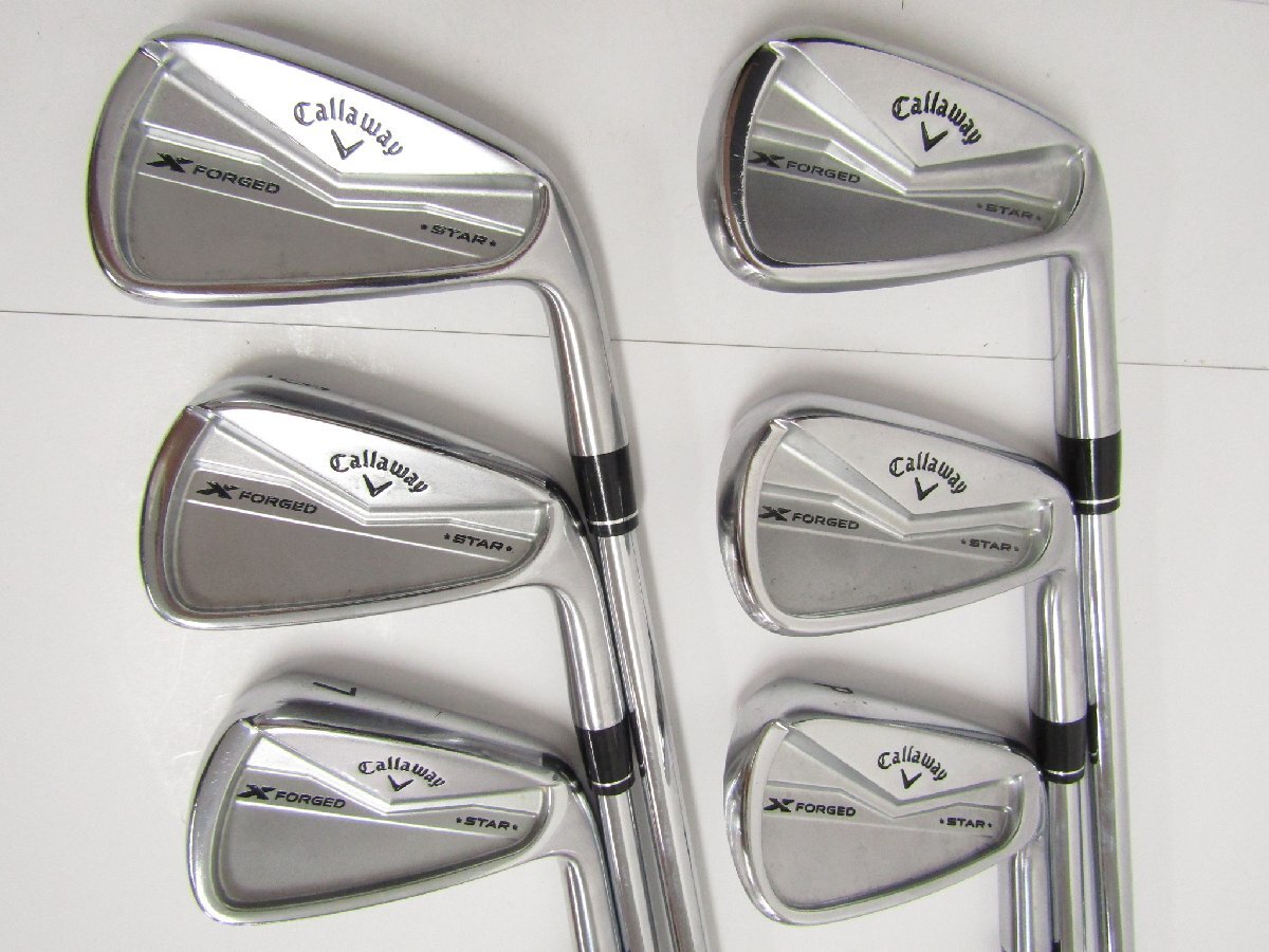 Callaway キャロウェイ X-FORGED STAR 2024 アイアン MODUS 105 flex:S 6本セット ∩SP10699
