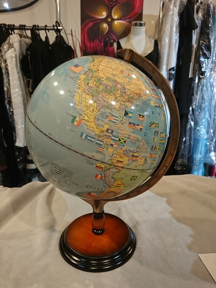 中古 地球儀
