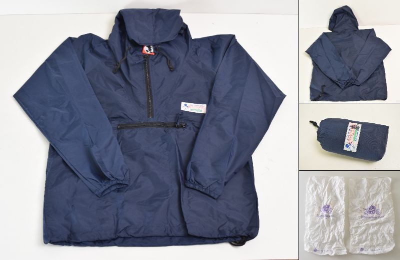Disney World ディズニー ワールド Authentic ミッキー 赤タグ パーカー 紺 収納袋付 90年代 ビンテージ USA 古着 /25周年 RQ-385T/615