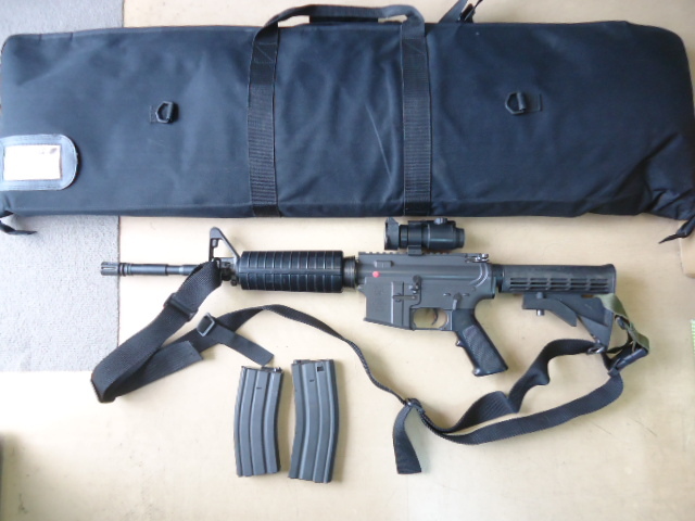 TOKYO MARUI 東京マルイ M4A1 CARBINE カービン 5.56MM 電動ガン エアガン 予備マガジン付 現状品 動作未確認