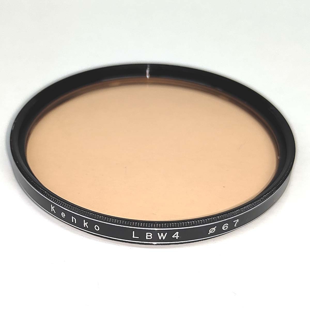 φ67 LBW4 (アンバー) 温調効果用フィルター Kenko★色温度変換 日陰・曇りの青味を除去【67mm径】ケンコー JAPAN★中古 クリーニング済