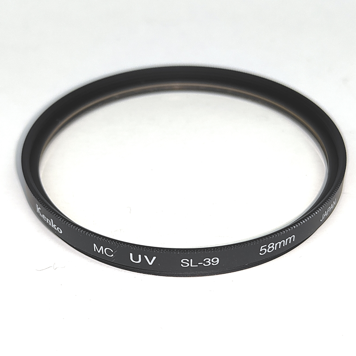 φ58 MC UV SL-39 フィルター Kenko★紫外線カット レンズ保護【58mm径】ケンコー JAPAN★中古 クリーニング済