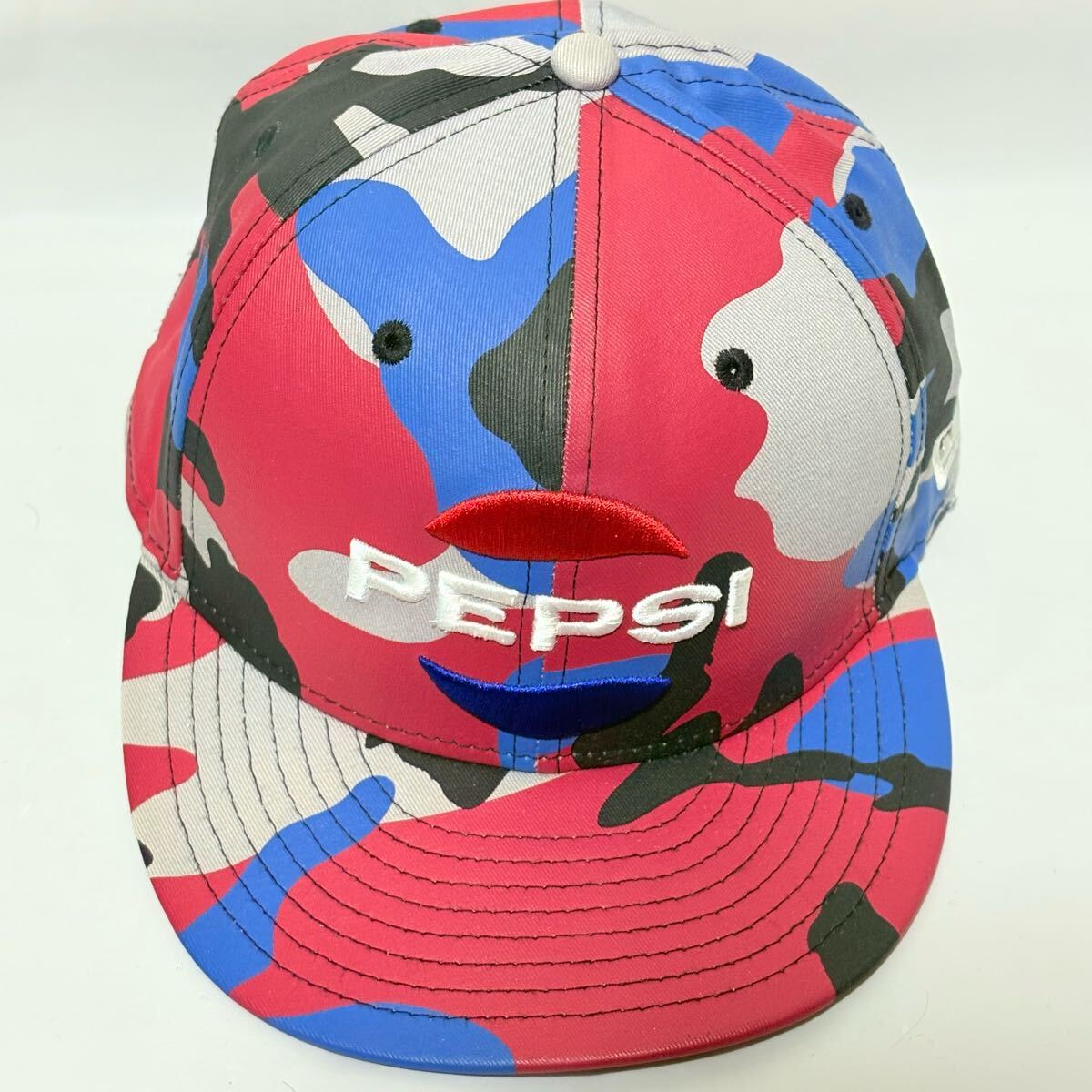 NEWERA×PEPSI ニューエラ　ペプシ　カモフラ　迷彩　キャップ　帽子　59.6cm