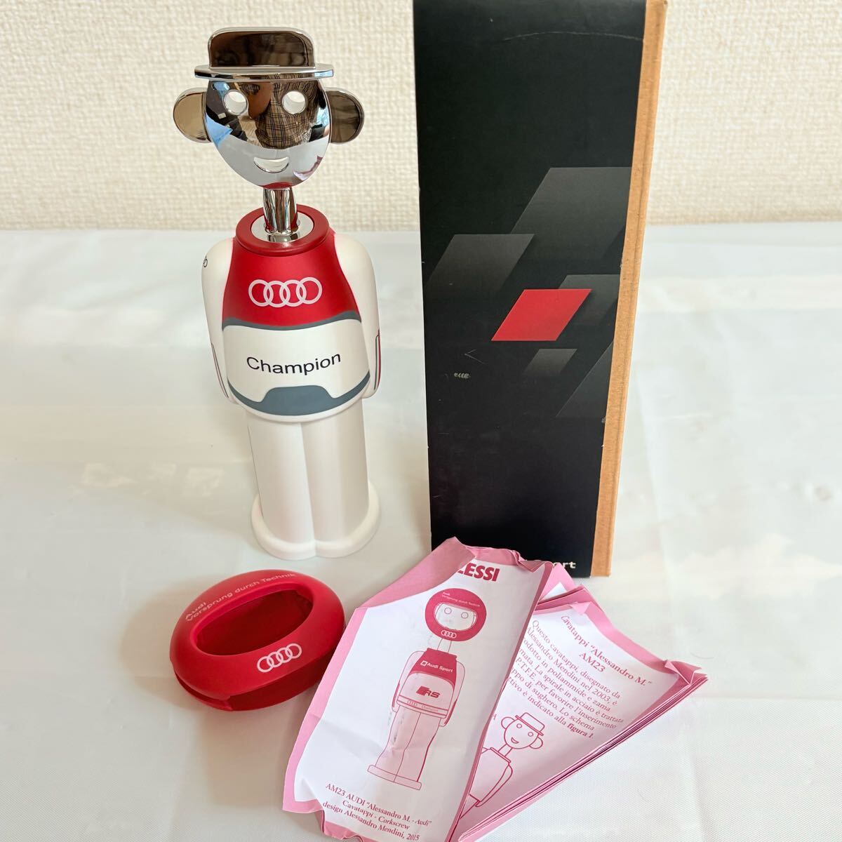 美品未使用　ALESSI×Audi Sport Corkscrew アレッシィ　オープナー