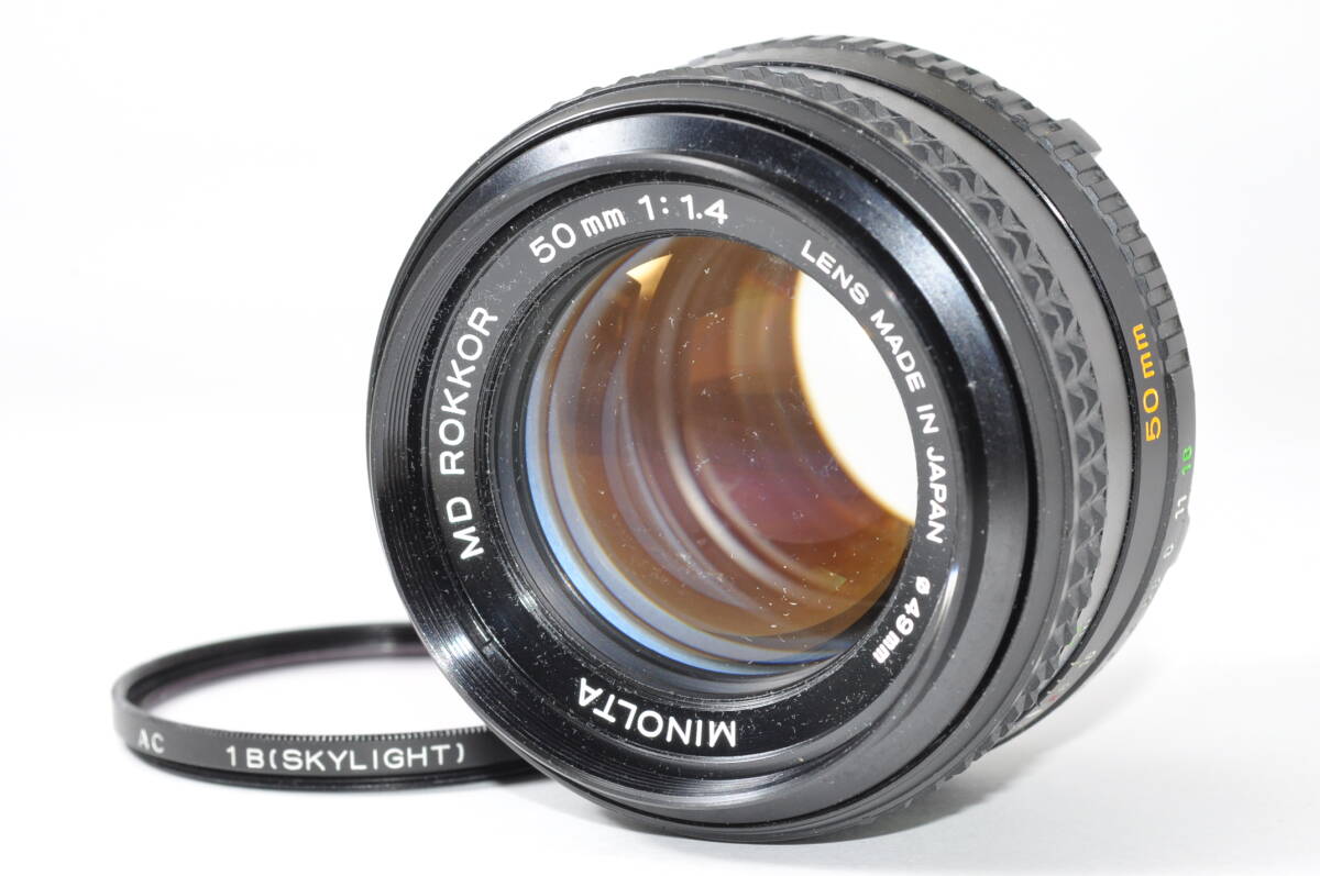 動作品 ミノルタ MINOLTA MD ROKKOR 50mm F1.4 ♯A6868