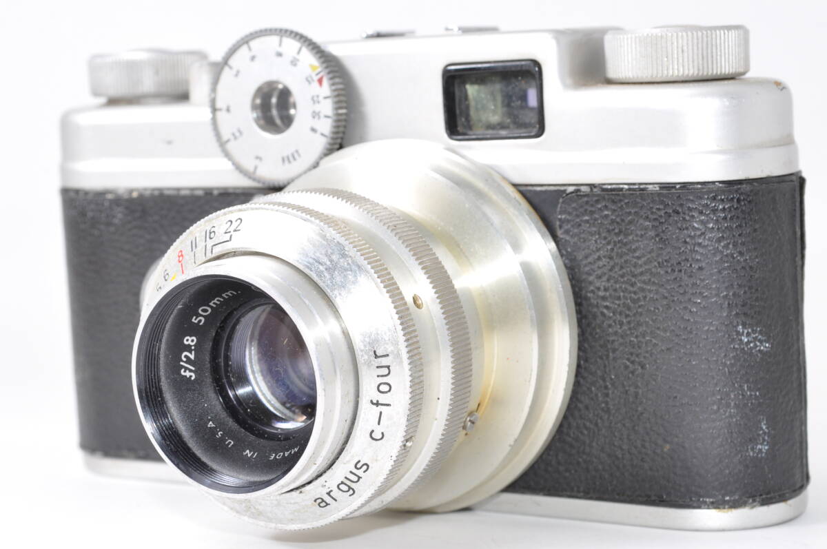 稀少ジャンク アーガス argus c-four CINTAR 50mm F2.8 ♯A6870