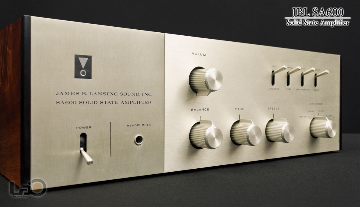 JBL SA600 Solid State Amplifier (S/N:1980)★JBL初のトランジスタ式プリメインアンプ★