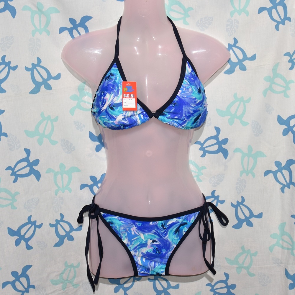 ★新品女性用水着★リゾートデザイン★三角紐ビキニ★サーフィン・ダイビング★レディース★フリーサイズ★Ｃ２３