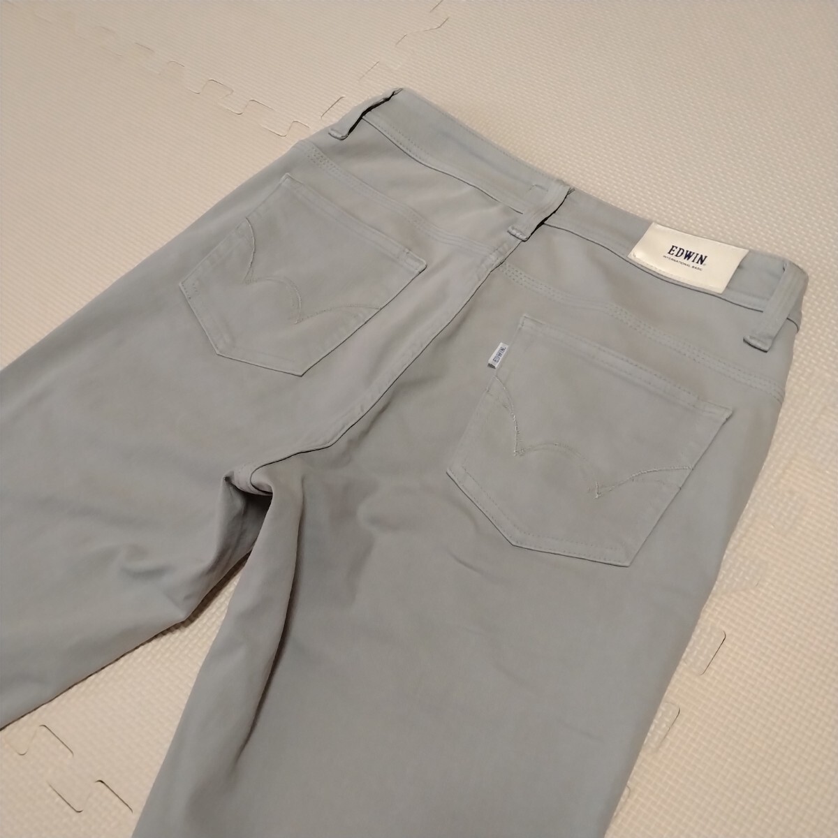 EDWIN ME424S COOL ストレッチ ジーンズ デニム ジーパン エドウィン グレー L 