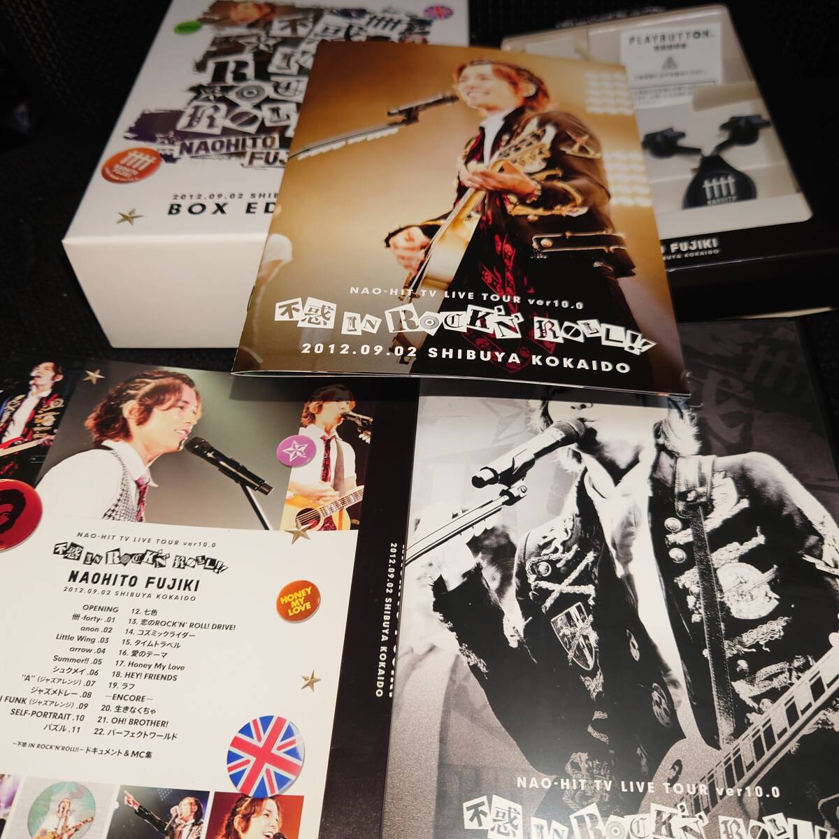DVD■藤木直人 NAO-HIT TV LIVE TOUR ver.10.0 不惑 IN ROCK'N ROLL cubit club 限定BOX■
