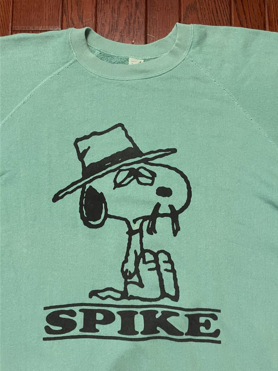 スヌーピー SNOOPY スポーツウェア Sportswear スパイク SPIKE スウェット XL ミント グリーン系 ピーナッツ ジャーナルスタンダード