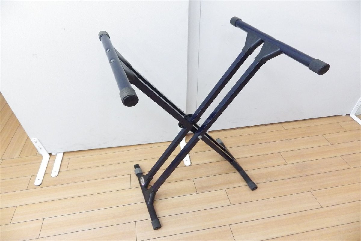 ☆ MUSIKA 14035 キーボードスタンド 中古 現状品 250107A5331