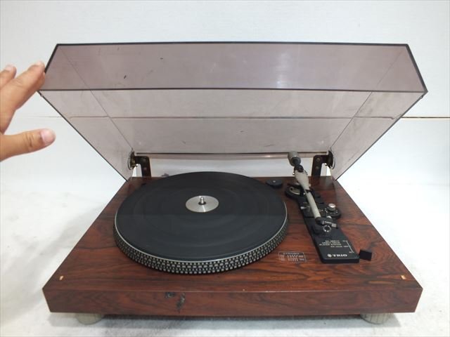 ★ TRIO トリオ KP-5500 ターンテーブル レコードプレイヤー 中古 現状品 250601Y8671