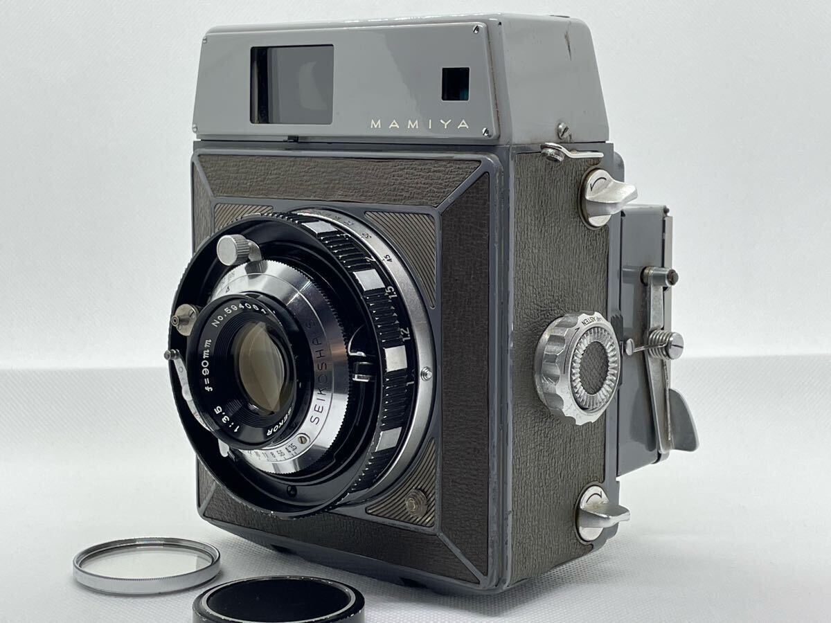 【B 並品】MAMIYA PRESS MAMIYA-SEKOR 90mm f3.5 マミヤプレス 初期型 標準セット OA76