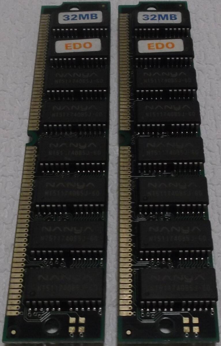 中古品 72ピンSIMM 64MB(32M*2) 現状品⑥