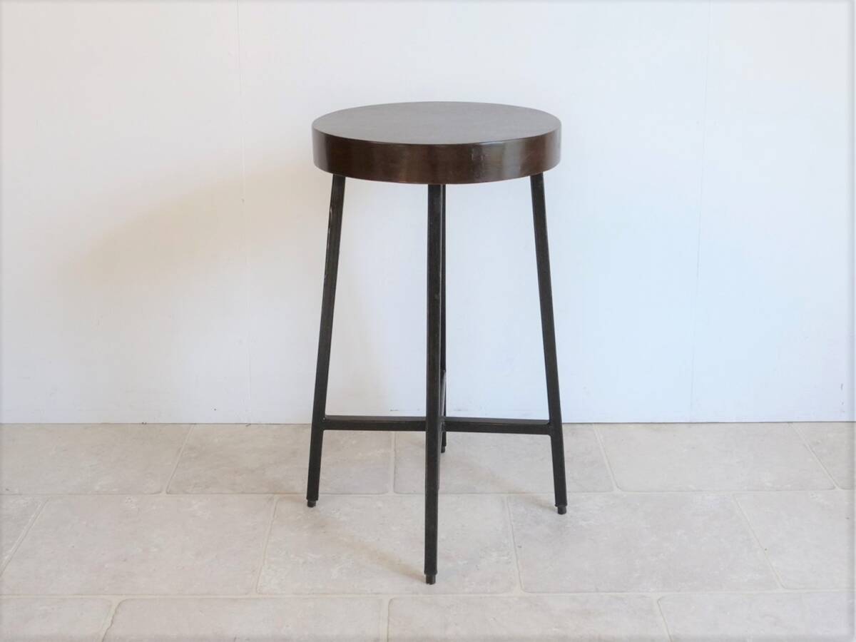 チャンディガール スツール オリジナル Vintage /Pierre Jeanneret Iron High Stool ピエール・ジャンヌレ -57