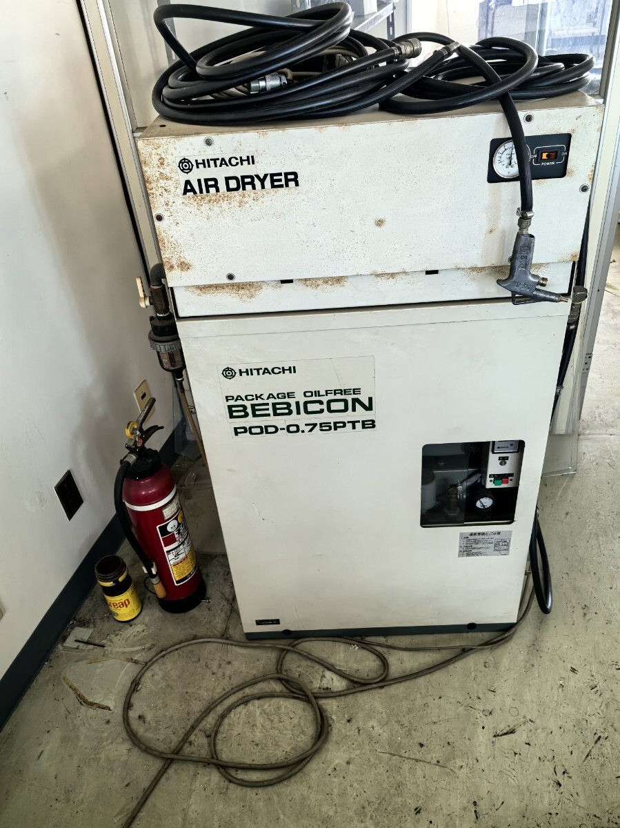  日立 200V BEBICONPOD-0.75PTB 中古動作品。 用212h。 東京都引取大歓迎