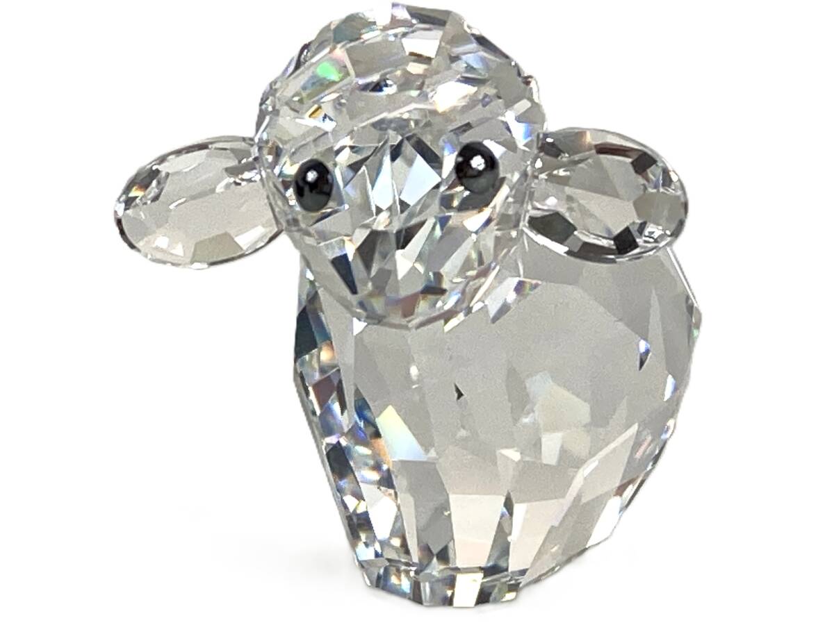 美品　スワロフスキー　SWAROVSKI　クリスタル　置物　Y2B　ラブロッツ　ひつじ／Sheep　YZ-814