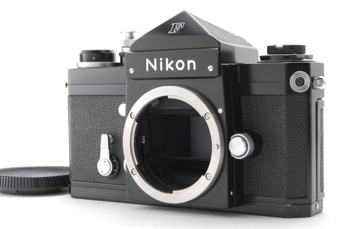 【美品 保障付 動作確認済】S/N 721xxxx Nikon F Black Eyelevel Finder 35mm SLR Film Camera ニコン F ブラック フィルムカメラ #V053