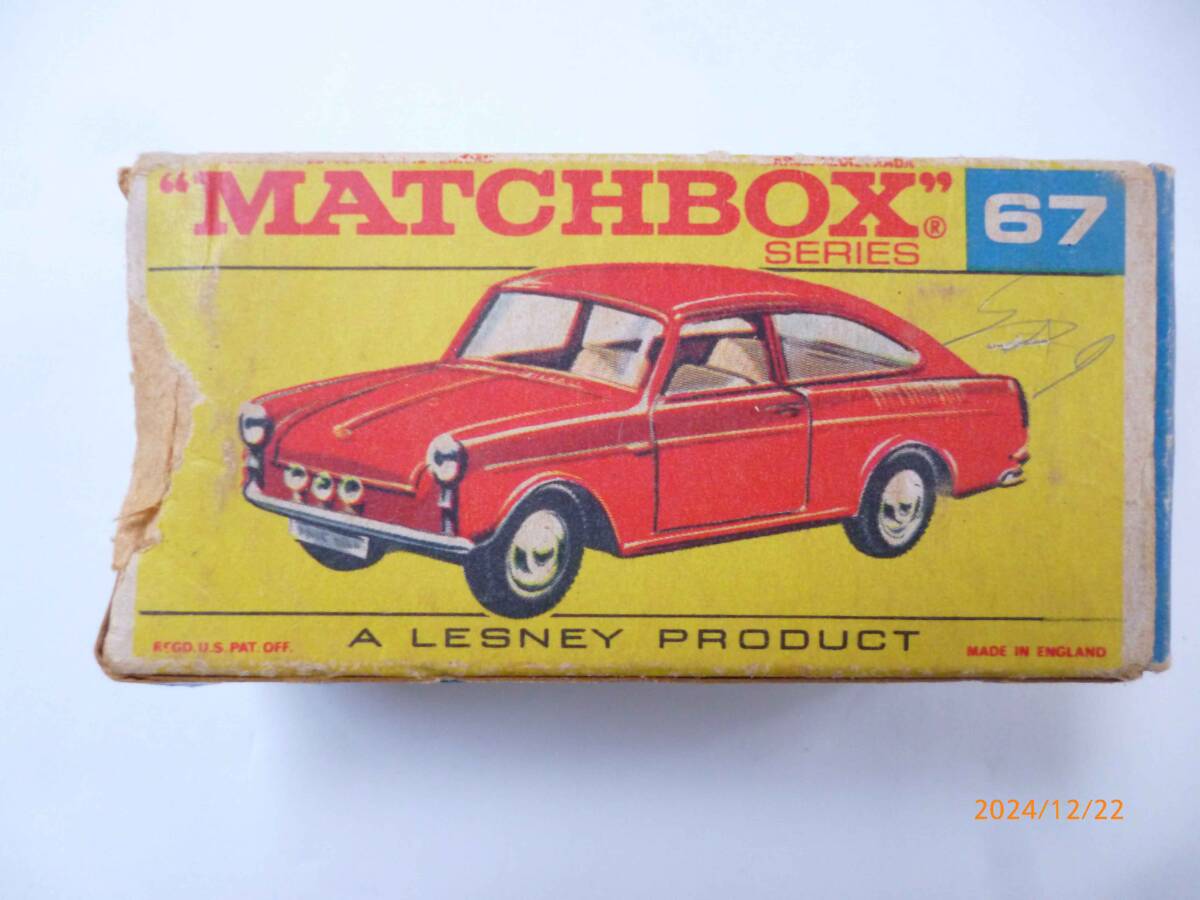 ☆MATCHBOX マッチボックス・シリーズ☆67☆A Lesney Product☆外箱のみ☆本体なし