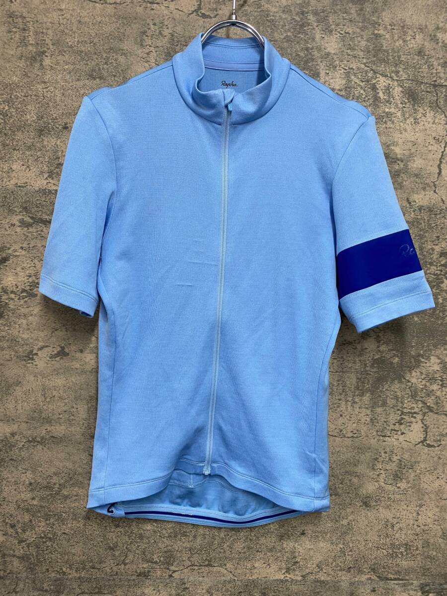 JB278 ラファ Rapha CLASSIC JERSEY 半袖 サイクルジャージ 水色 S