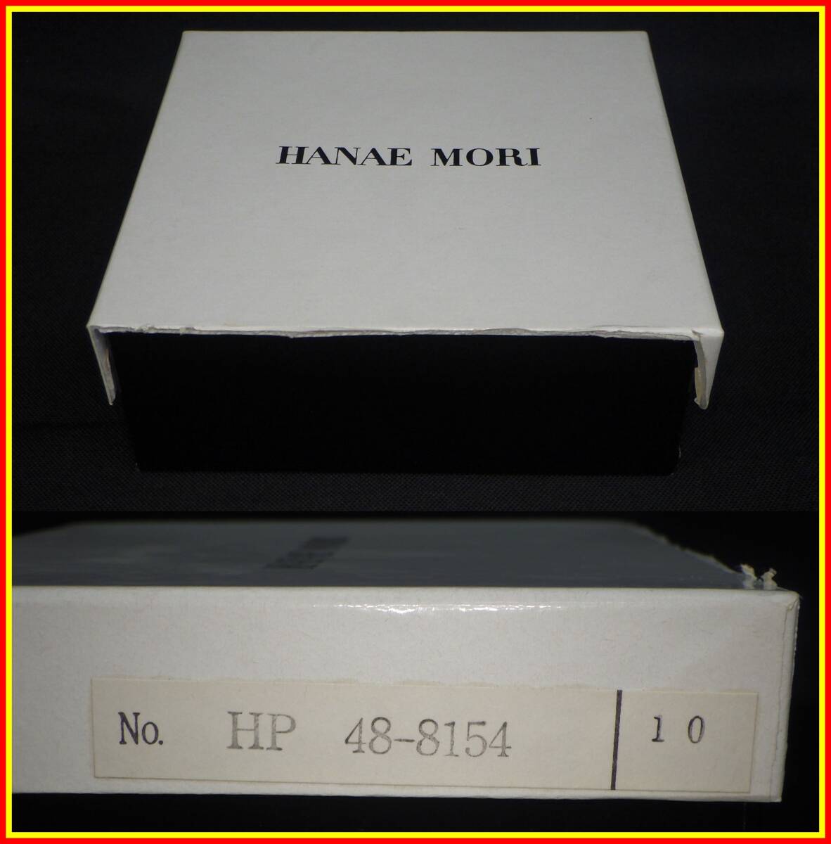 李2317 未使用 長期保管品 HANAE MORI ハナエ モリ 森 英恵 小銭入れ がま口 蛇 パイソン