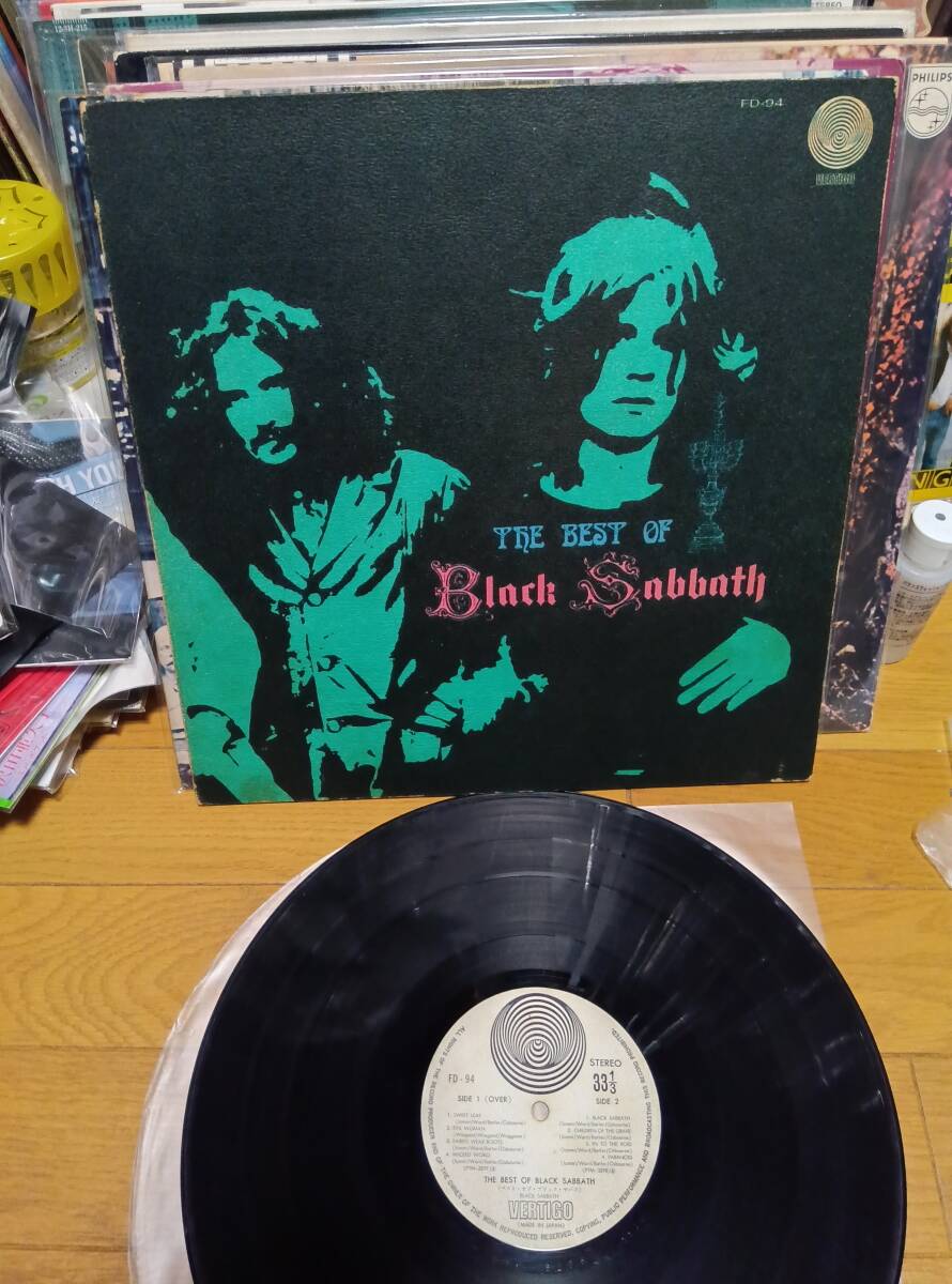 BLACK SABBATH ブラック サバス LP国内盤 THE BEST OF〜 FD94