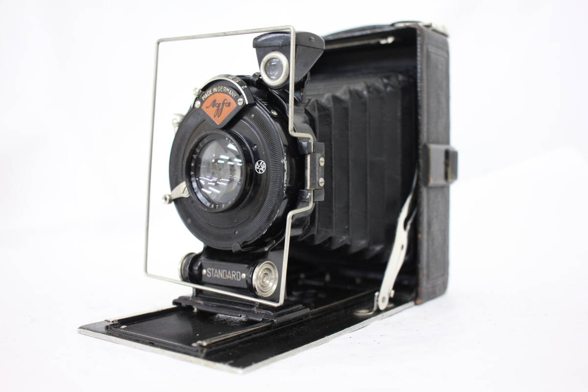 【訳あり品】 アグファ Agfa Standard 10.5cm F4.5 蛇腹カメラ e1211