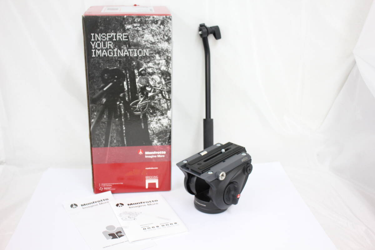 【返品保証】 【元箱付き】マンフロット Manfrotto Bridging Technology MVH500AH Fluid Drag System ビデオ雲台 e1933