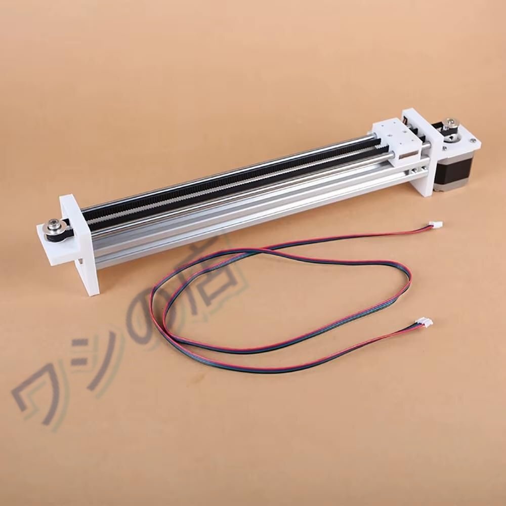 PH-0149 リニアスライダー 同期ベルトダブルベアリングガイドウェイスライドテーブル ストローク50CM 42ステッパーサーボモーターテーブル